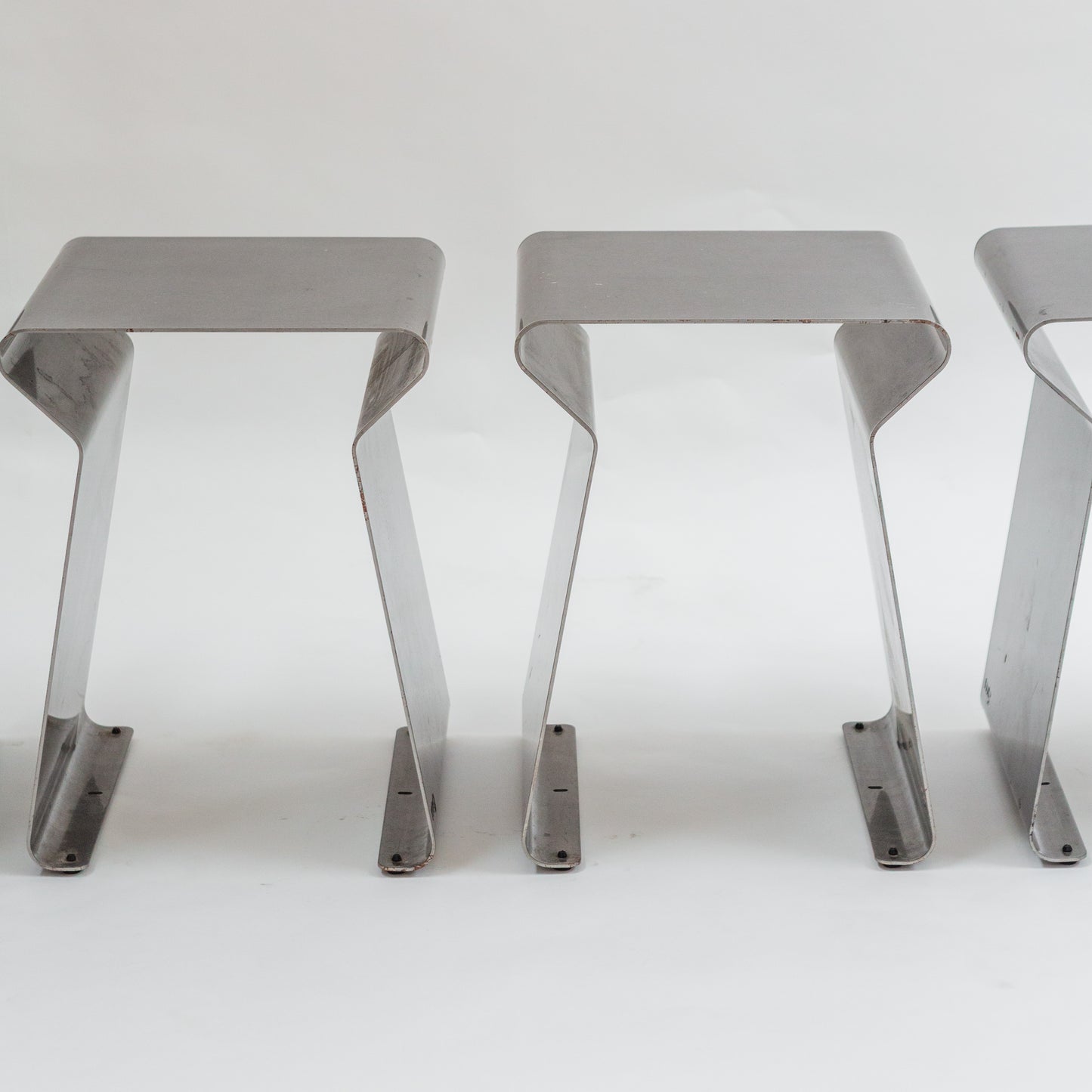 Matiere Grise | Brushed Steel Stools