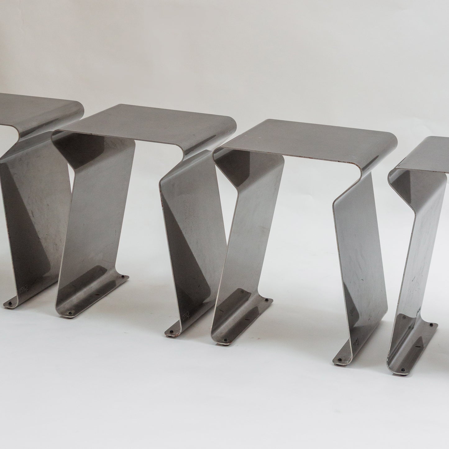 Matiere Grise | Brushed Steel Stools