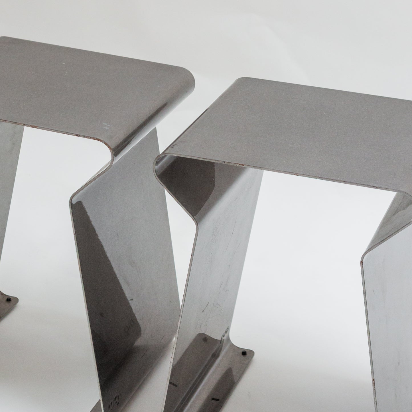 Matiere Grise | Brushed Steel Stools