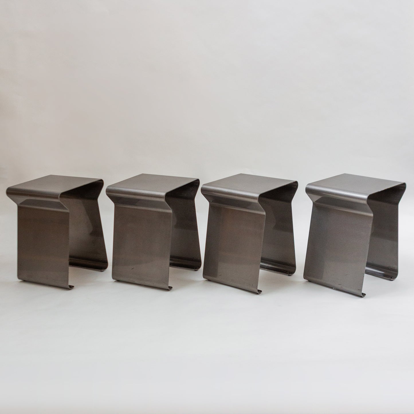 Matiere Grise | Brushed Steel Stools