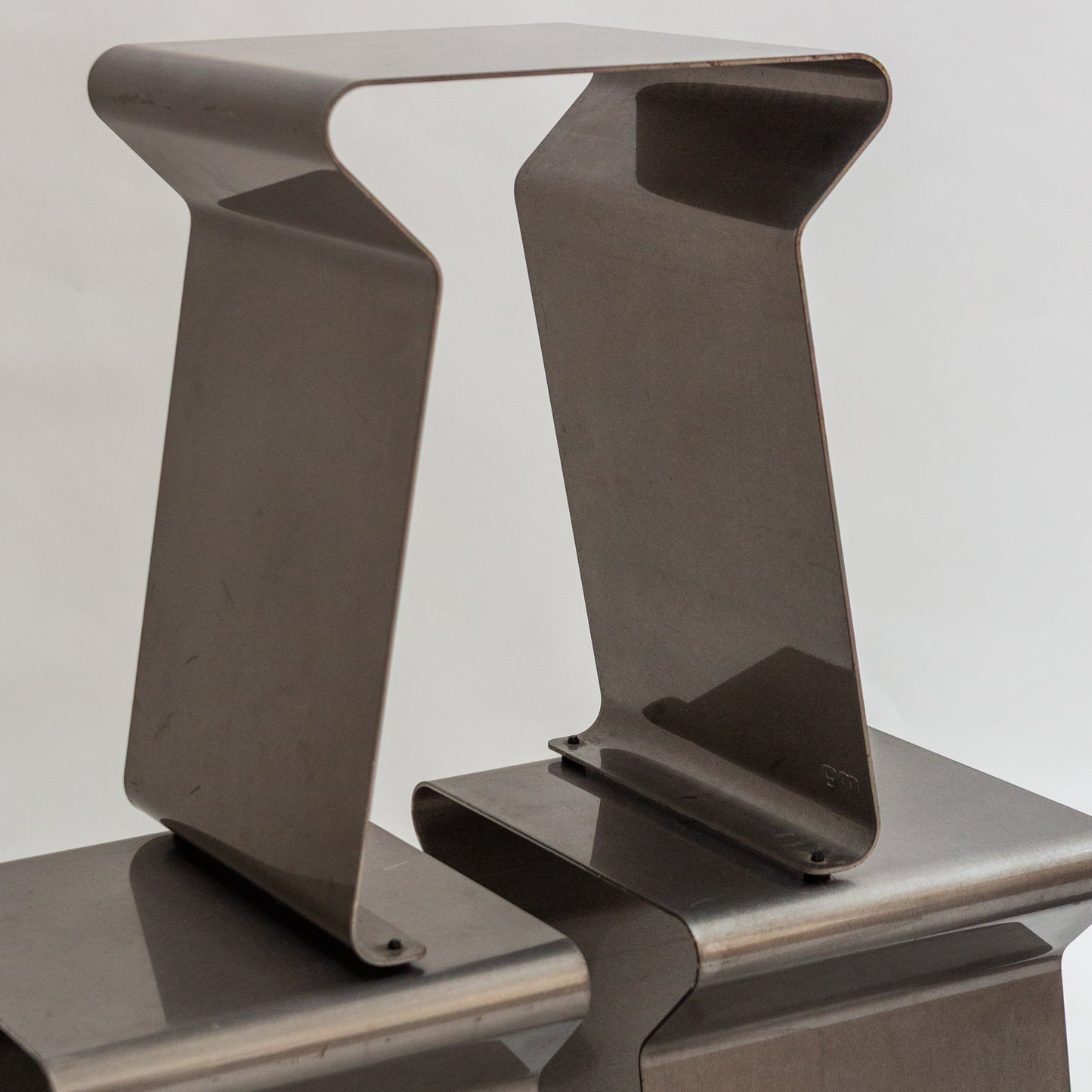 Matiere Grise | Brushed Steel Stools
