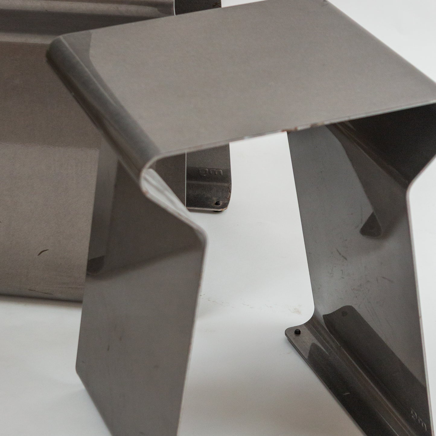 Matiere Grise | Brushed Steel Stools