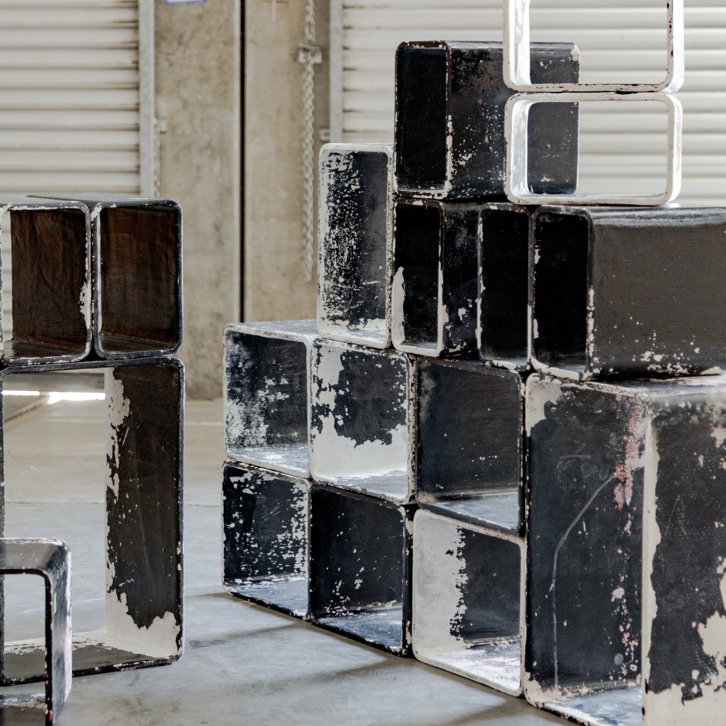 Willy Guhl | Modular Fiber Concrete Cube Set