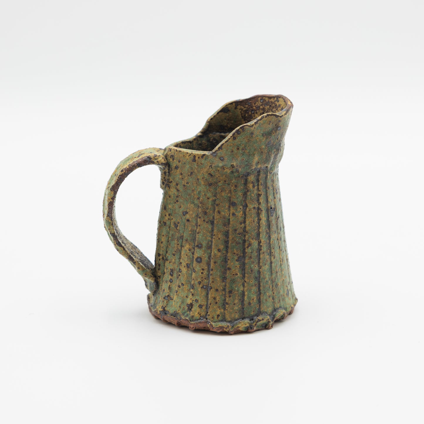 Sharon Mann | Ribbed Stoneware Pitcher