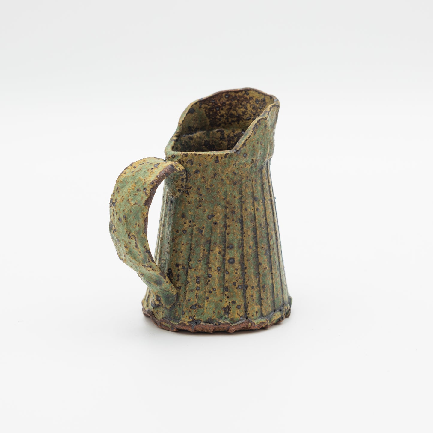 Sharon Mann | Ribbed Stoneware Pitcher