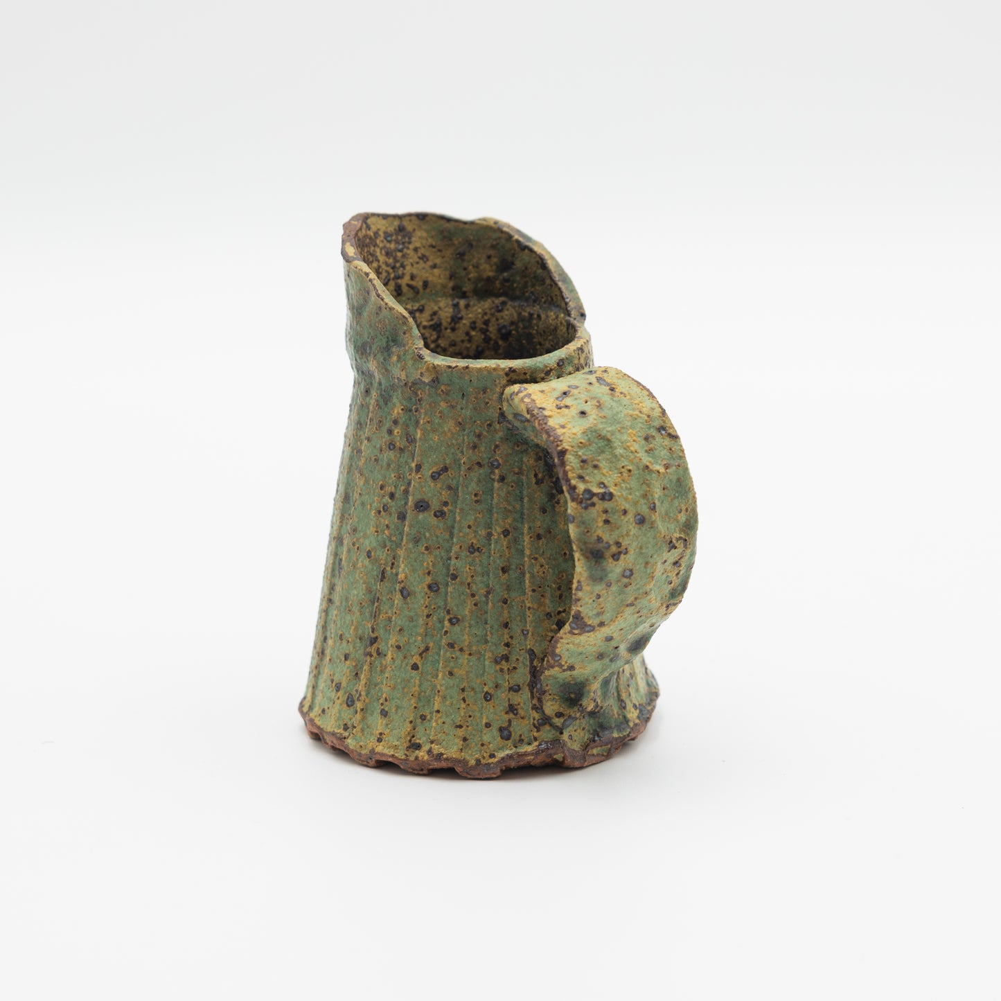 Sharon Mann | Ribbed Stoneware Pitcher
