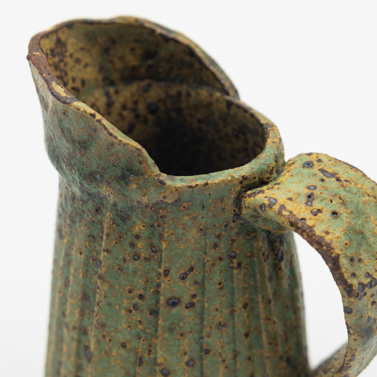 Sharon Mann | Ribbed Stoneware Pitcher