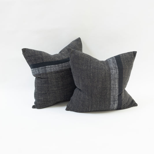 Espresso Striped Pillow