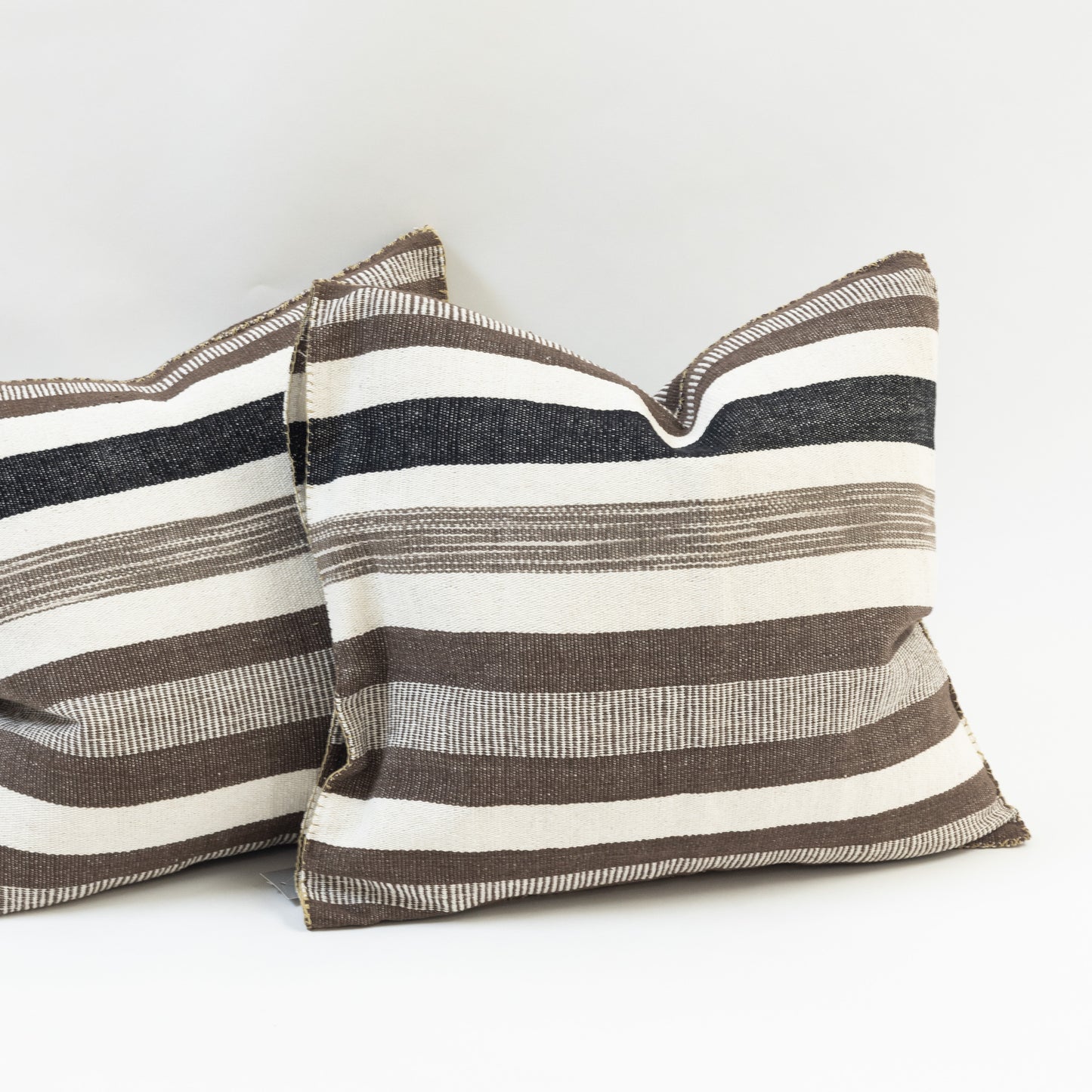 Chocolate Striped Pillow