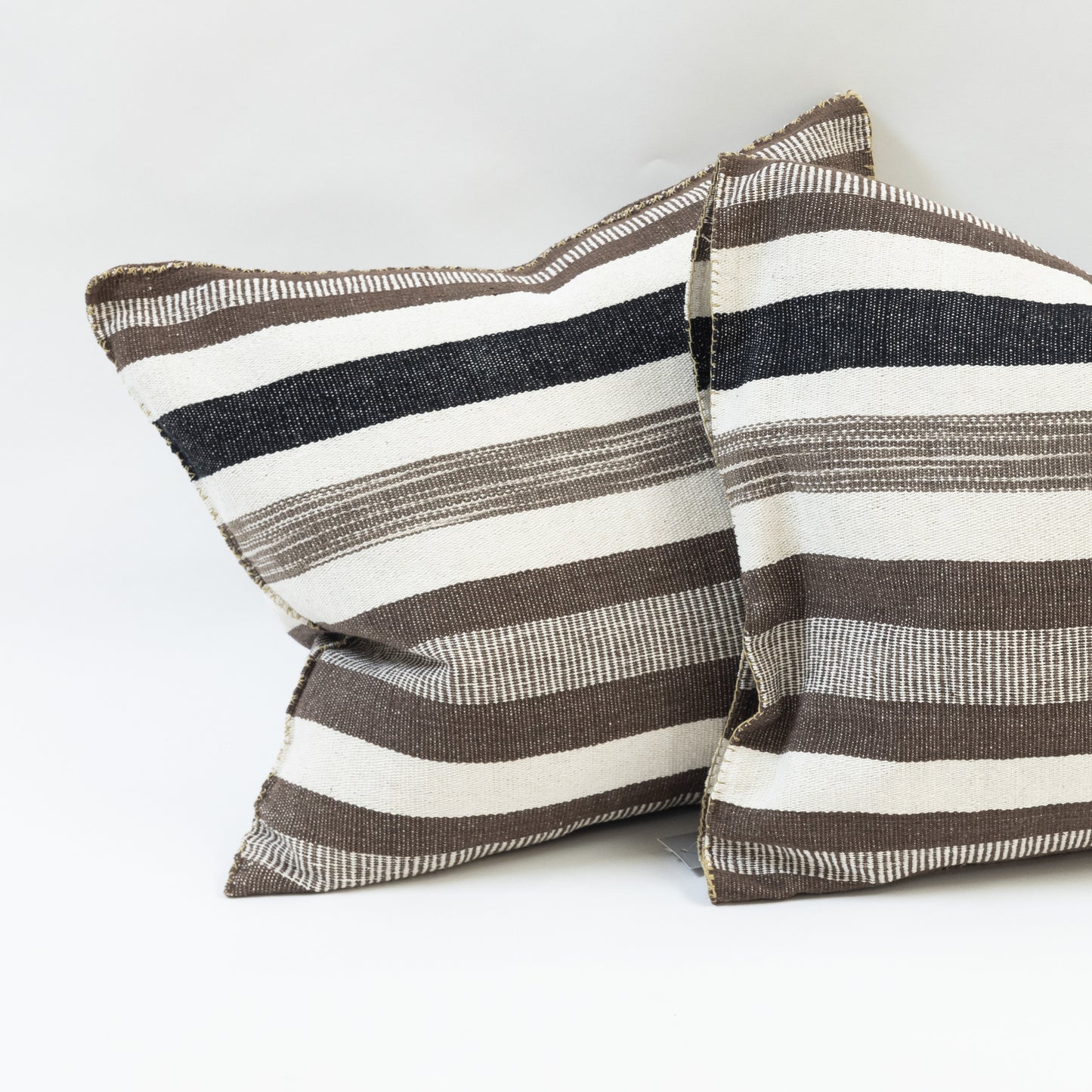 Chocolate Striped Pillow