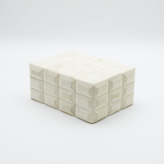 Carved Ivory Bone Box