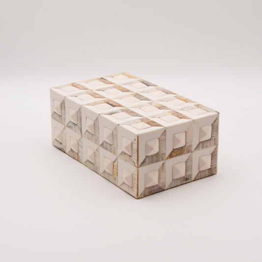 Horn + Ivory Bone Inlay Box