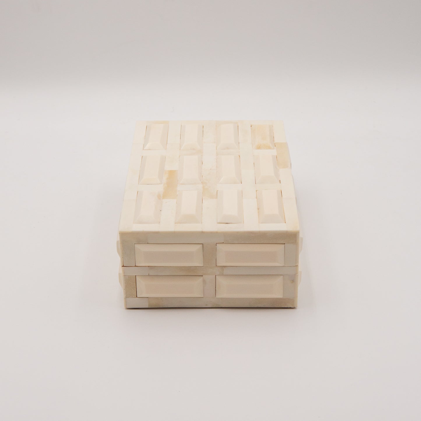 Carved Ivory Bone Box