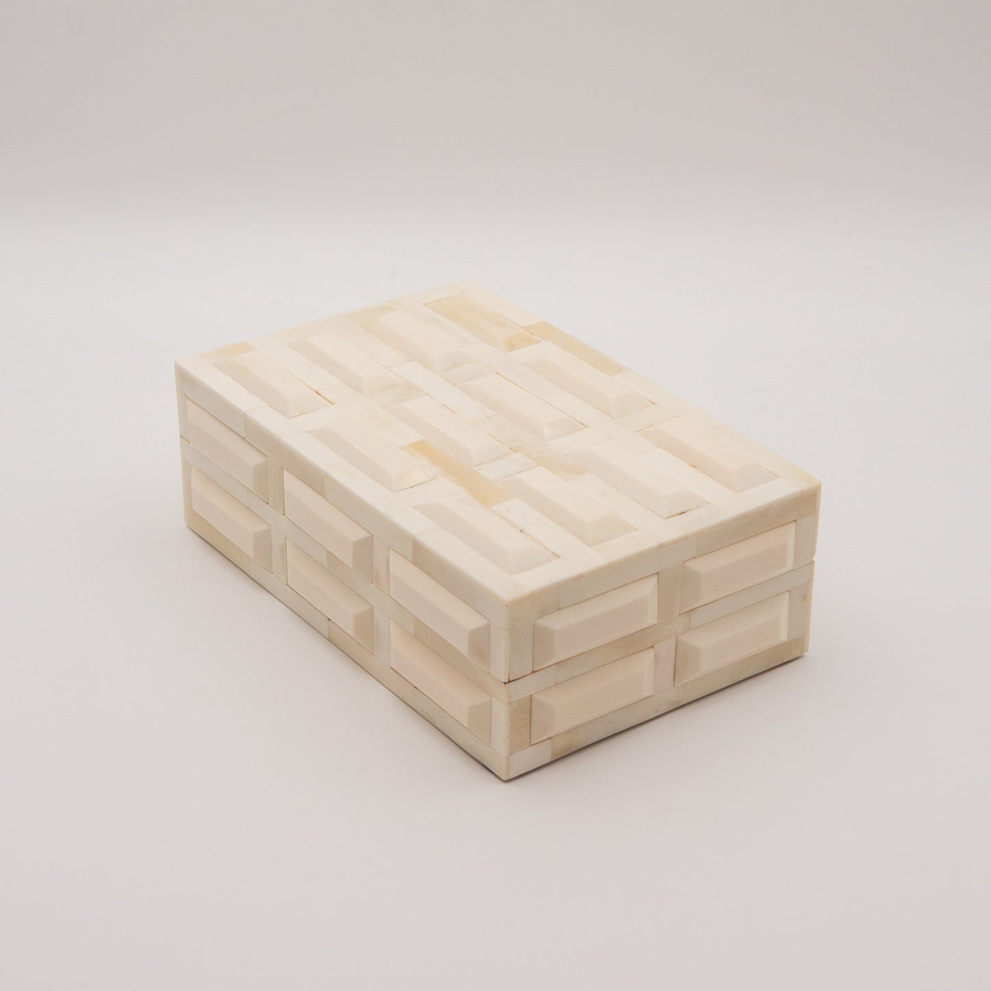 Carved Ivory Bone Box