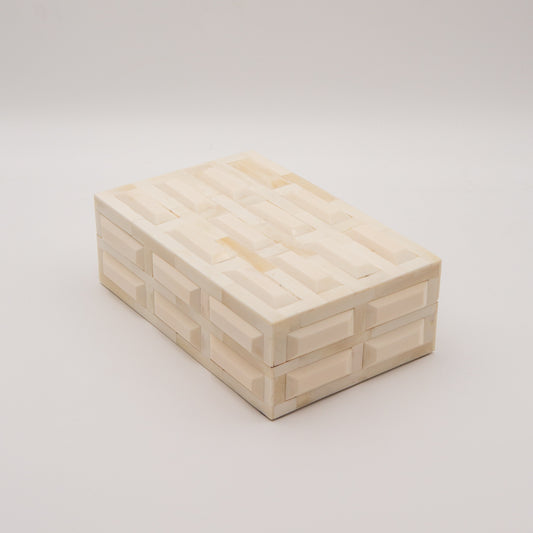 Carved Ivory Bone Box