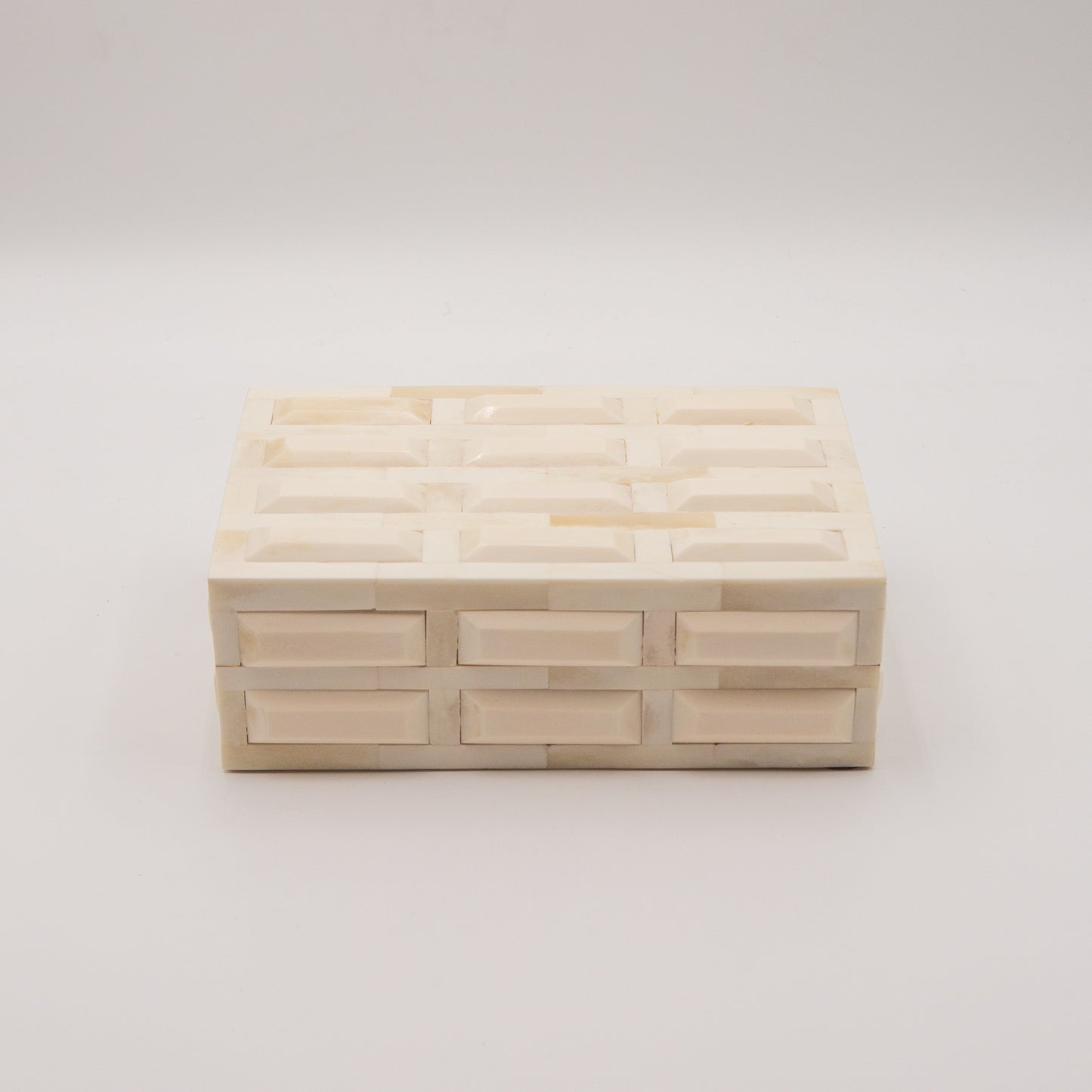 Carved Ivory Bone Box