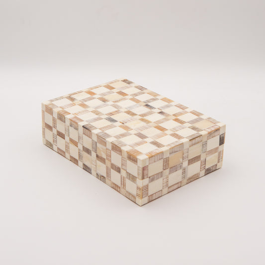 Checkered Bone Inlay Box