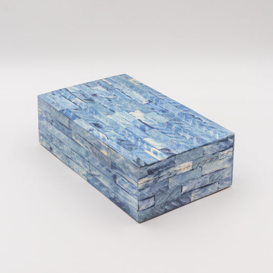 Blue Bone Inlay Box