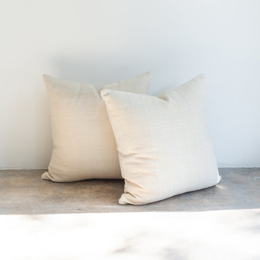 Ivory Jacquard Pillow