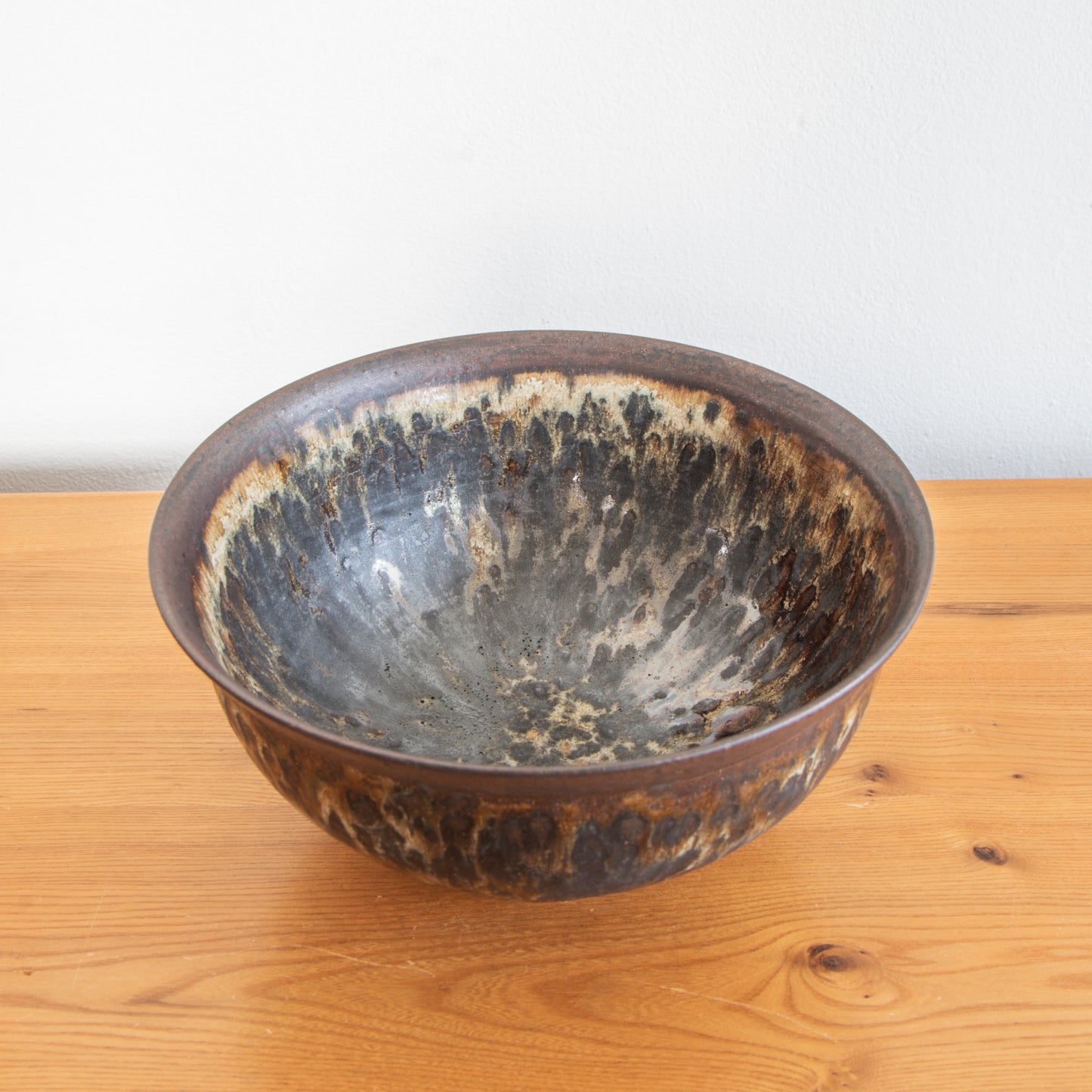 Lukas Weyandt | Medium Flared Lip Stoneware Pedestal Bowl