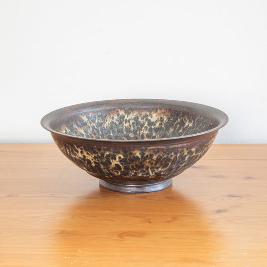 Lukas Weyandt | Large Flared Lip Stoneware Bowl