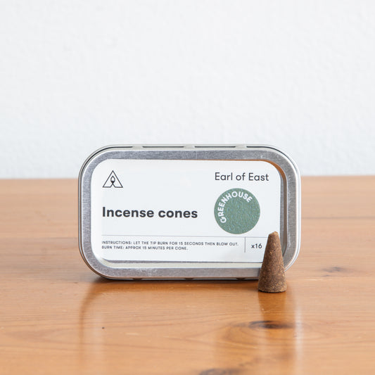 Earl of East | Incense Cones - Greenhouse