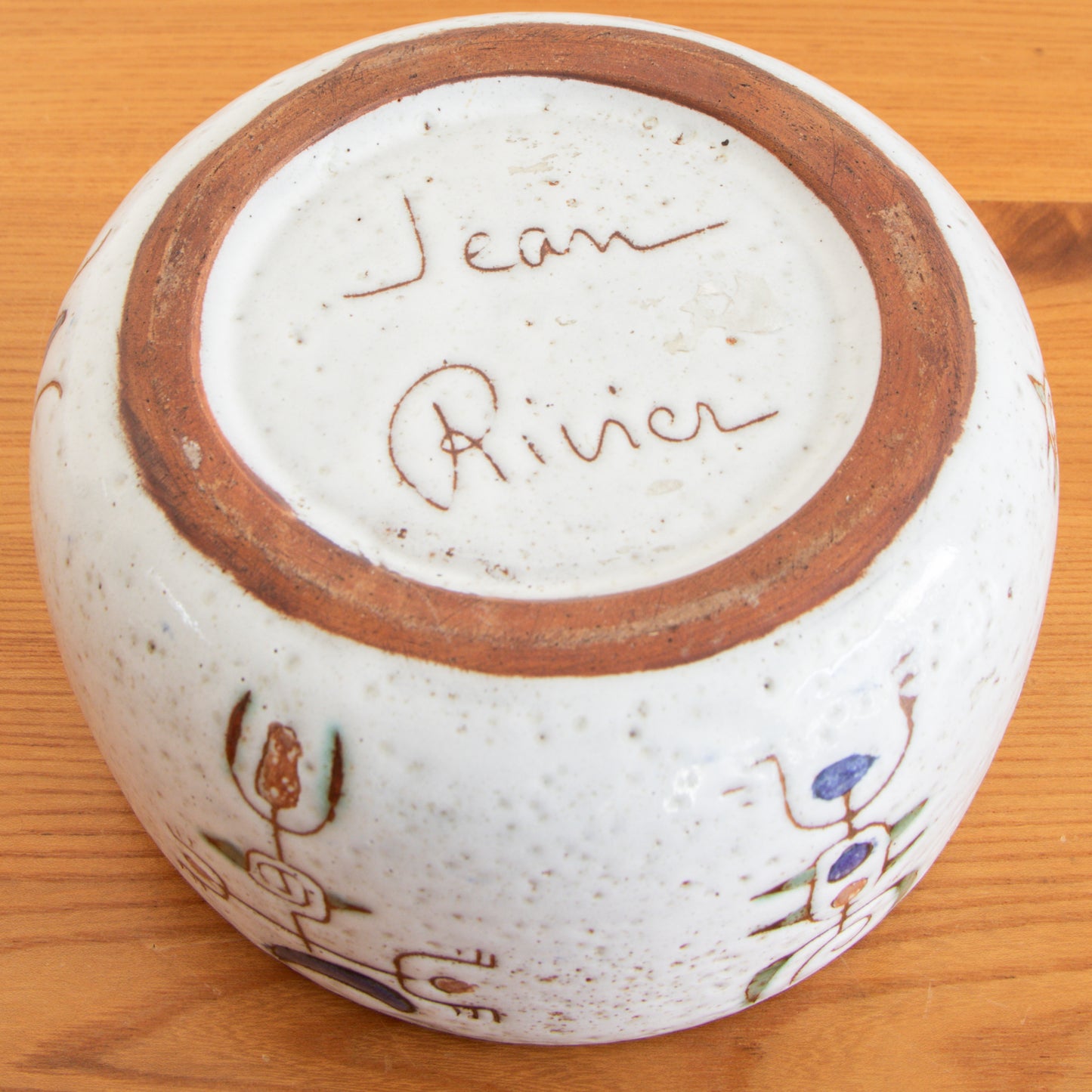 Jean Rivier | Abstract Hieroglyphics Bowl