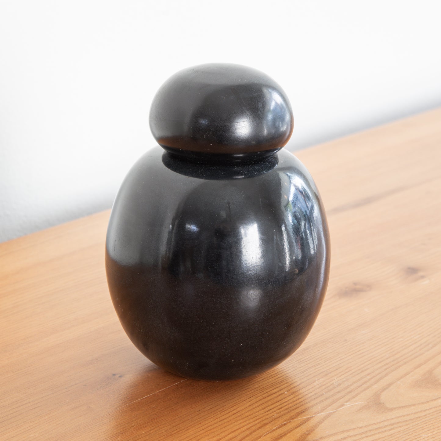 Black Marblelous Jar - Large