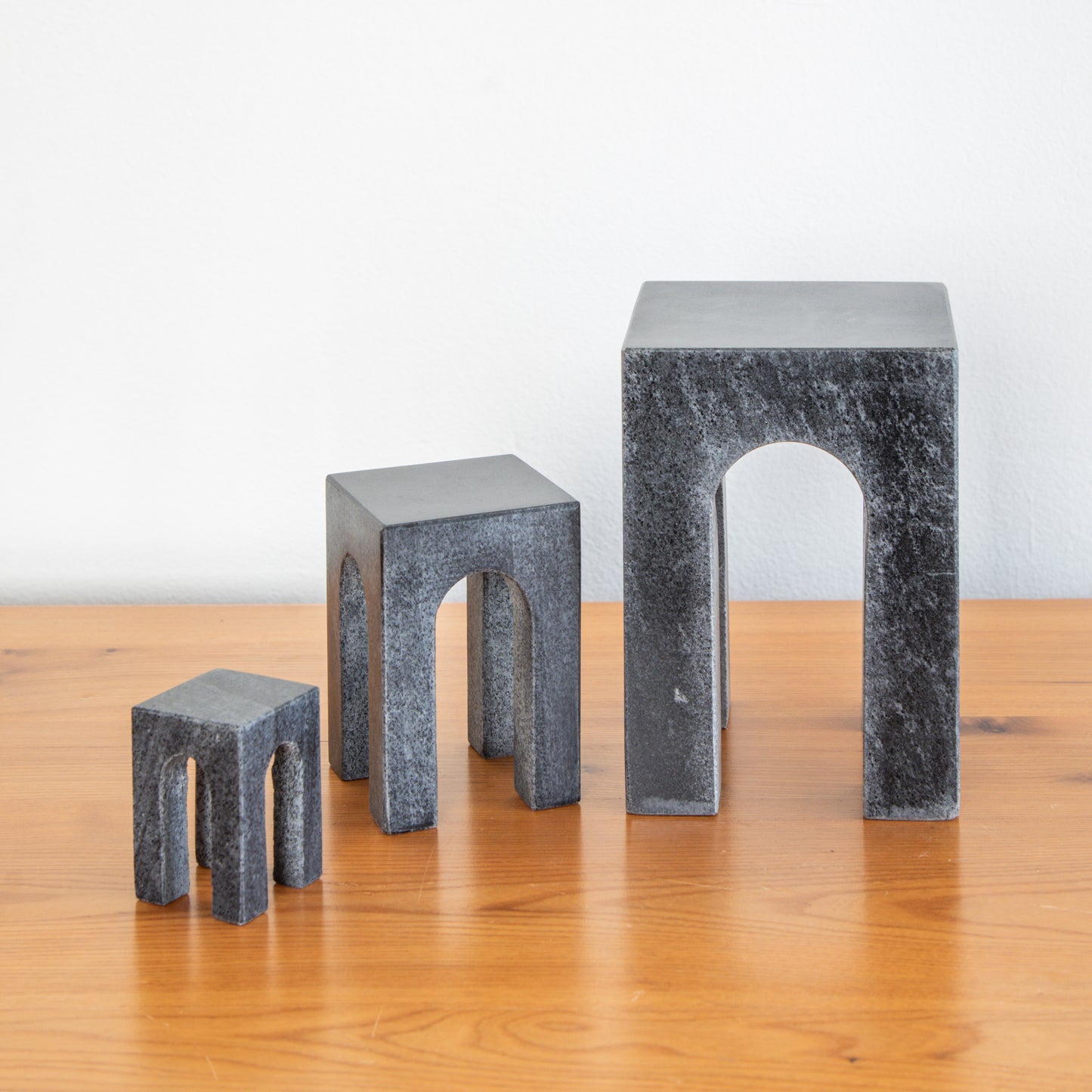 Gejst | Arkis Black Marble Sculptures - Set of 3