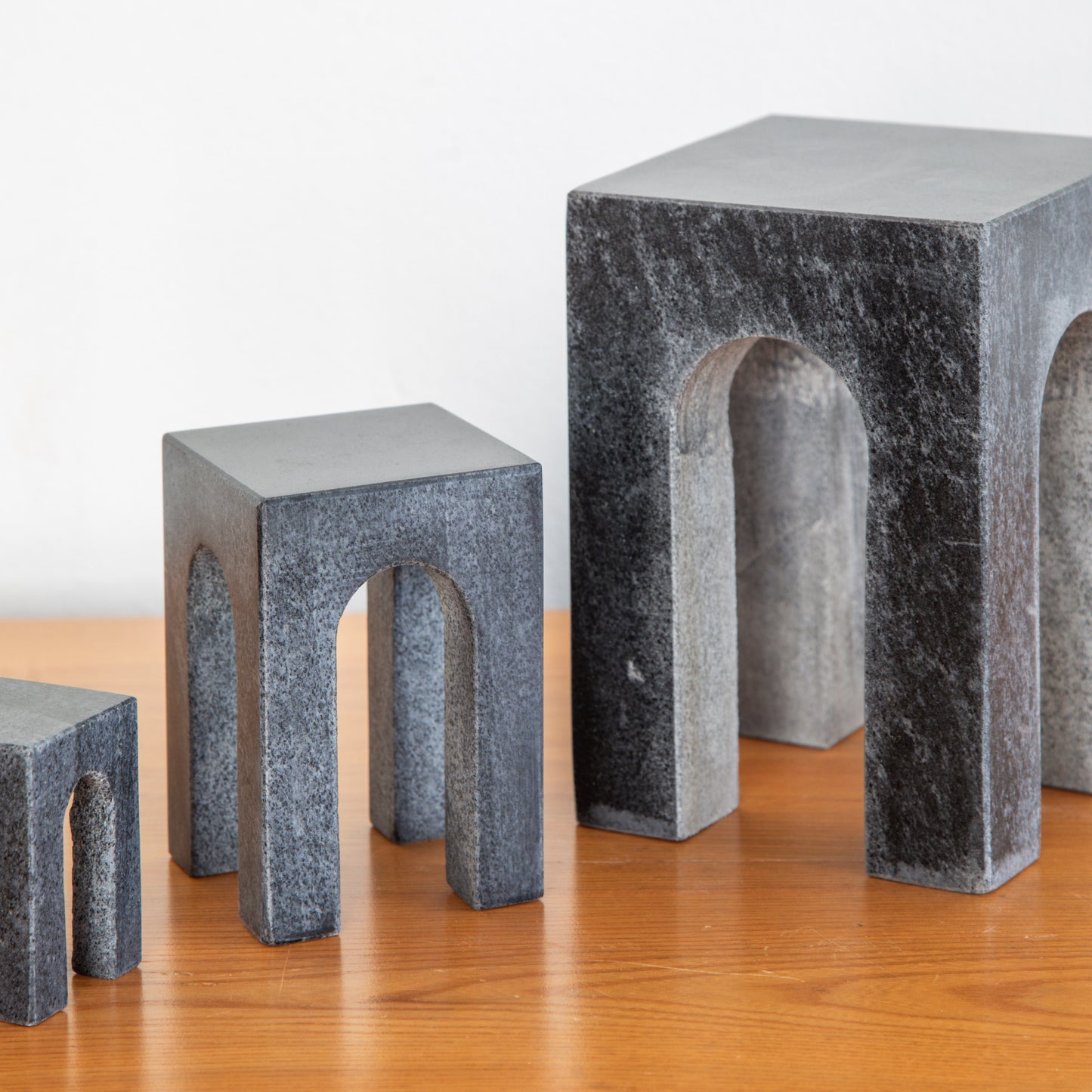 Gejst | Arkis Black Marble Sculptures - Set of 3