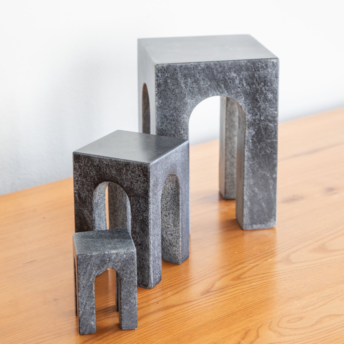 Gejst | Arkis Black Marble Sculptures - Set of 3