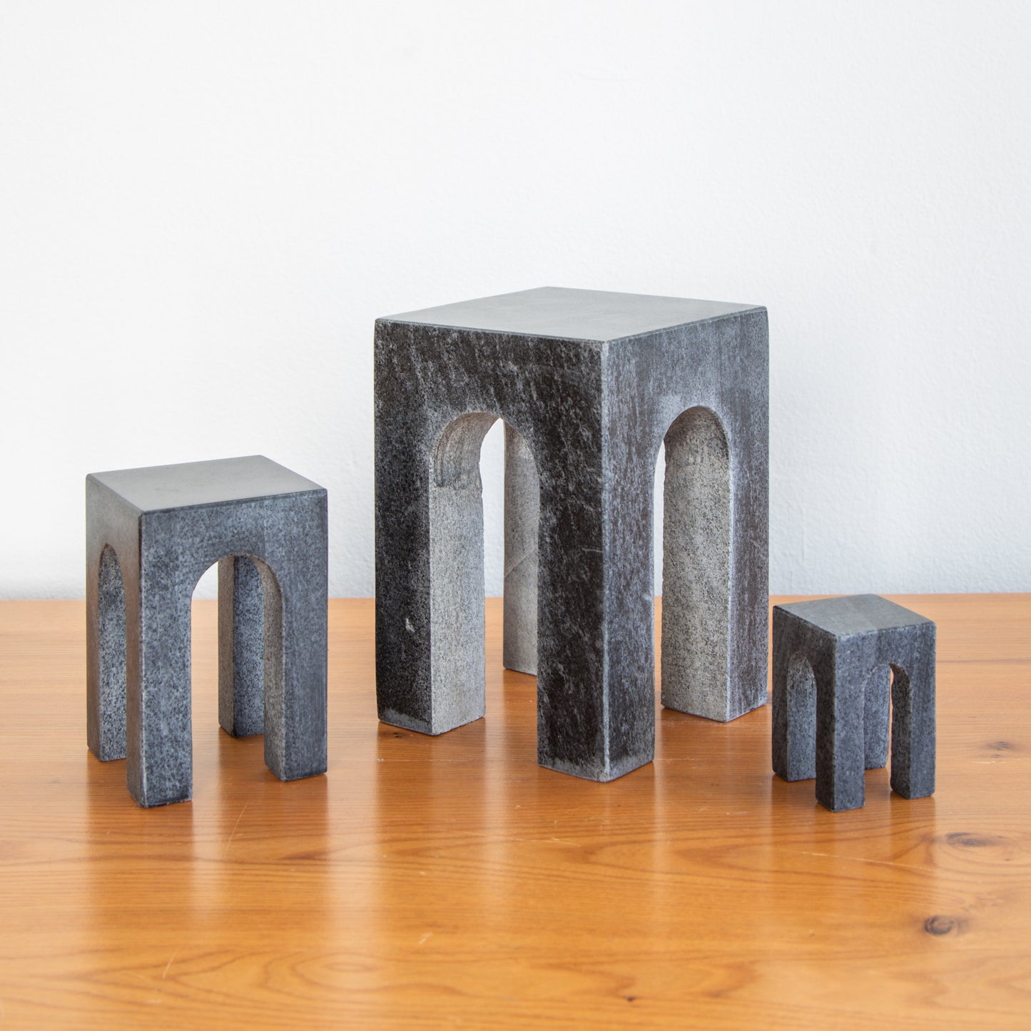 Gejst | Arkis Black Marble Sculptures - Set of 3