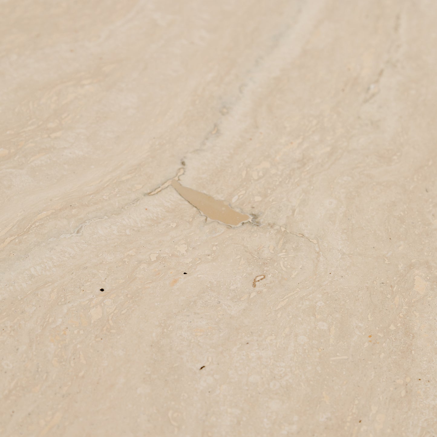 Travertine + Chrome Pedestal Dining Table