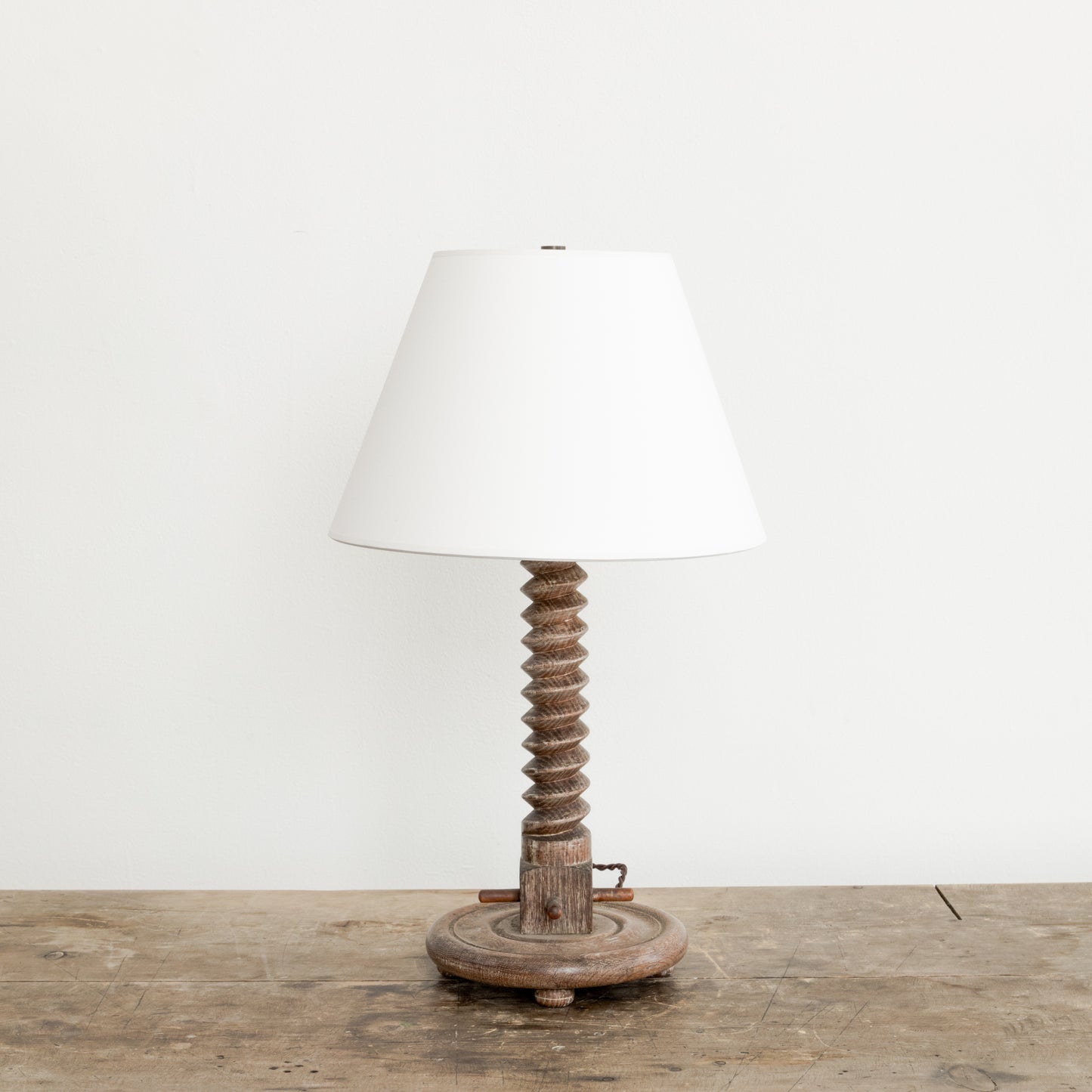 Brutalist Twist Table Lamp