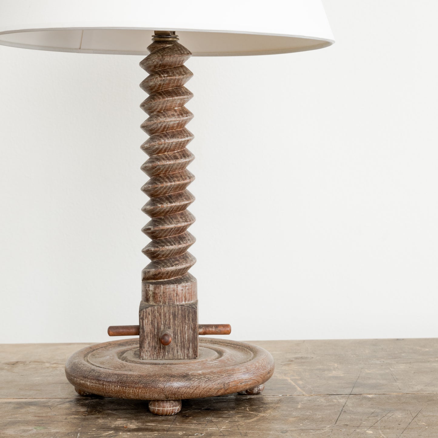 Brutalist Twist Table Lamp