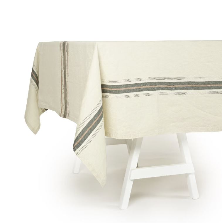 Libeco | Organic Belgian Linen Gypsum Tablecloth