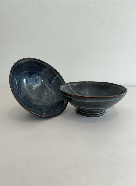 Lukas Weyandt | Blue Glazed Stoneware Bowls