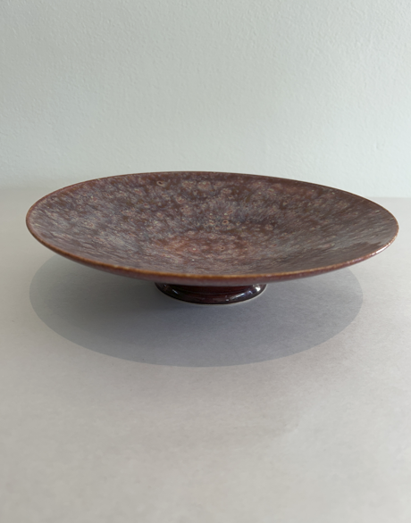 Lukas Weyandt | Red Gray Speckled Stoneware Dish